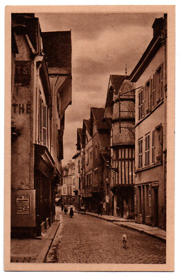 CPSM PF 10 - TROYES (Aube) - 4. Tourelle de l'Orfèvre et rue Champeaux - Ed. OGE
