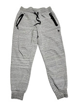 Spyder Active ProW-B Heathered Gray Tapered Double Knee Sweatpants Men's Medium