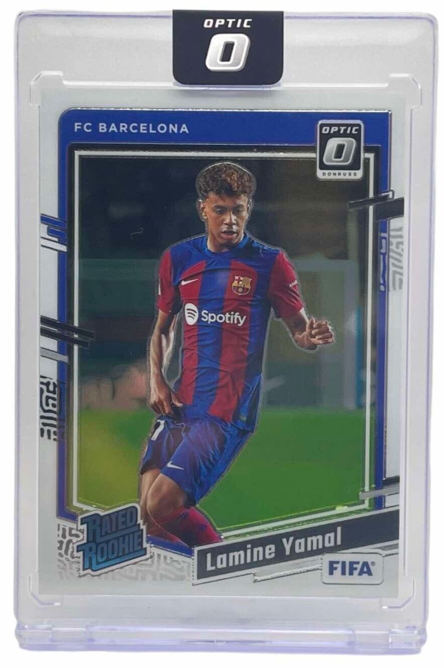 LAMINE YAMAL 2023-24 Panini Donruss Optic #177 Rated Rookie RC FC Barcelona