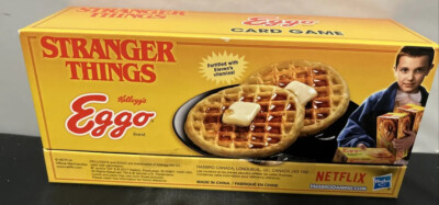 ''Stranger Things'' Kelloggs Eggo Card Game, Hasbro Gaming,  sealed in open box