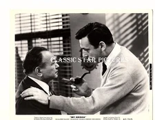 AB712 Yves Montand Edward G. Robinson My Geisha 1961 8 x 10  vintage photo