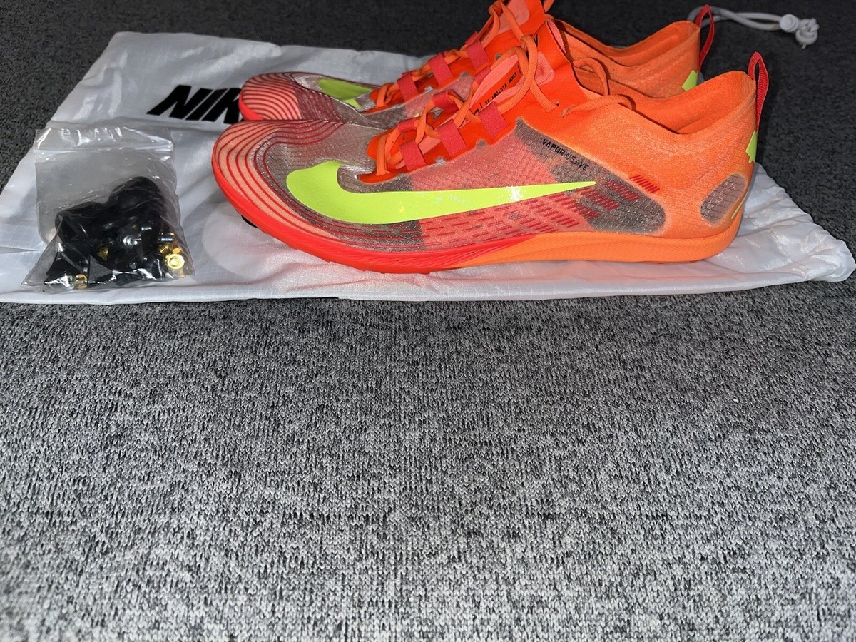 Size 9.5 - Nike Zoom Victory 5 XC Total Orange Volt for sale  display picture 1