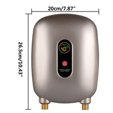 110V/3000W Mini Electric Tankless Instant Hot Water Heater Kitchen Bathroom