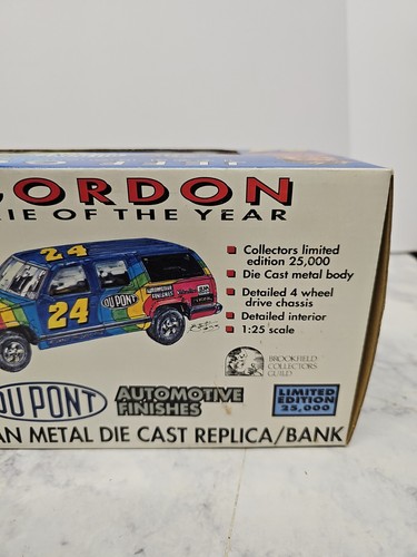 Jeff Gordon Chevrolet Suburban Metal Diecast Bank 1993 Rookie of the Year NASCAR - Picture 18 of 19