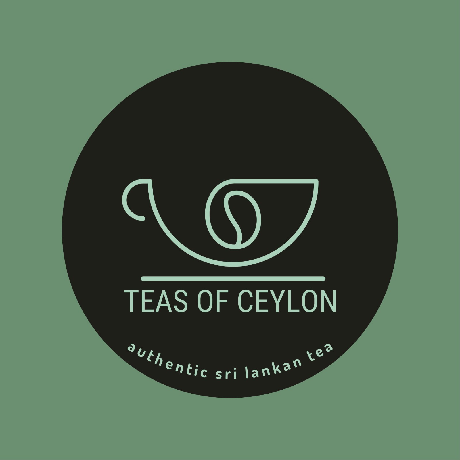 Ceylon Green Tea, Loose Leaf, 1 oz (5-8 servings), gunpowder green