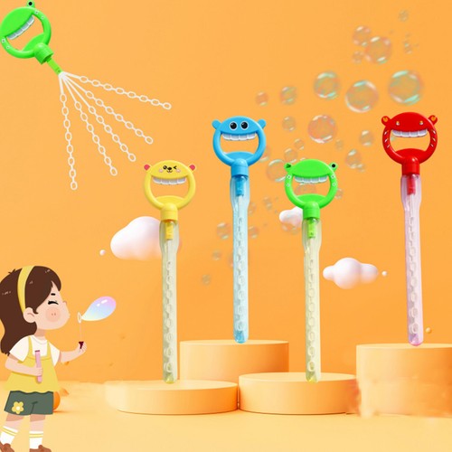 Bubble Wand Toy 36-Hole Animal Theme Funny Bubbles Maker Stick (Random Color)