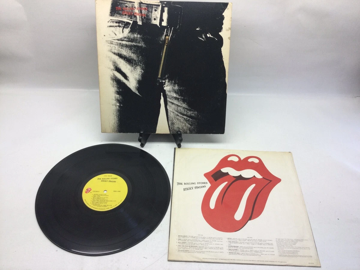 The Rolling Stones Sticky Fingers Vinyl LP USA COG-59100 Zipper