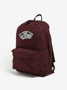 vans realm backpack burgundy