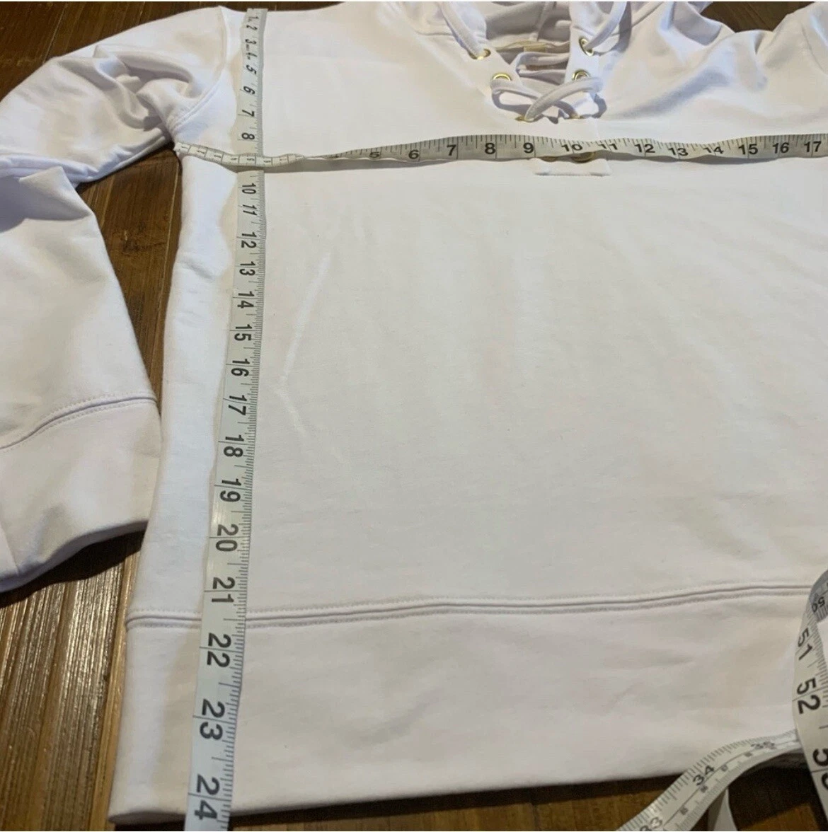 Camicia Michael by Michael Kors con cappuccio panna taglia S