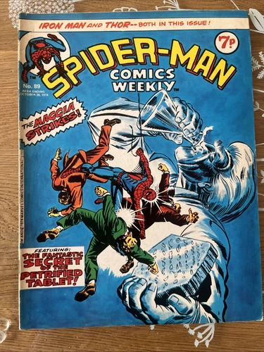 Spider-Man Comics Weekly No. 89 (1974) Vintage Marvel U.K. Weekly