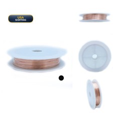 14/20 Rose Gold Filled Wire 28 Gauge Round Dead Soft 25FT CRAFT WIRE