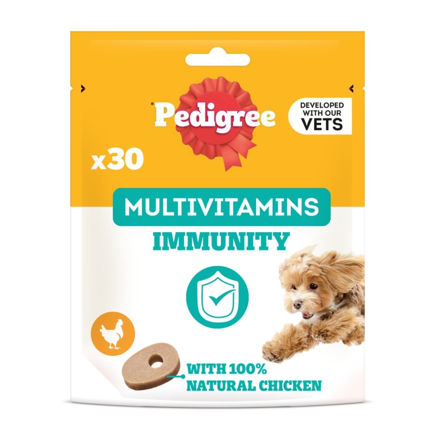 30 Pedigree Multivitamins Immunity Soft Dog Chews Dog Treats 180g BB-Feb26 - Image 3