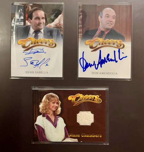 2025 Rittenhouse CHEERS Cards x2 Auto x1 Relic LOT Diane, Sabella, Amendolia