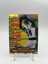 Topps 2025 Chrome Power Players Amon-Ra St. Brown Lions Refractor #PP-26