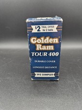 Vintage Golden Ram Tour 400 Golf Balls 2-Ball Trial Pack NOS 392 Dimples USA