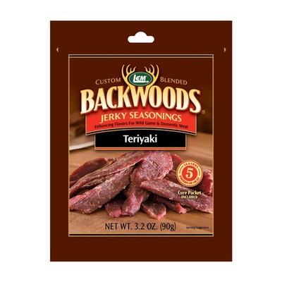 LEM Backwoods Teriyaki Seasoning with Cure Packet ,1 oz. 16 Ounce (Pack of 1) 
