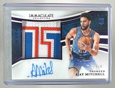 Ajay Mitchell 2024 Panini Immaculate Collection FOTL Premium Patch Auto RC /8