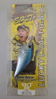 Discontinued Lucky Craft SKT DR Aurora Black Skeet Reese Signature Crankbait NOS