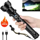 Flashlight 6000 mAh battery Type-C charging port, made of aluminum alloy