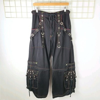 Tripp NYC Mens Pants Medium Daang Goodman Y2K Convertible Shorts Pants-Read