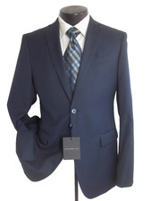 Recent, John Varvatos blue 2button wool suit 38R Pants W32" x 36" Unfinished 