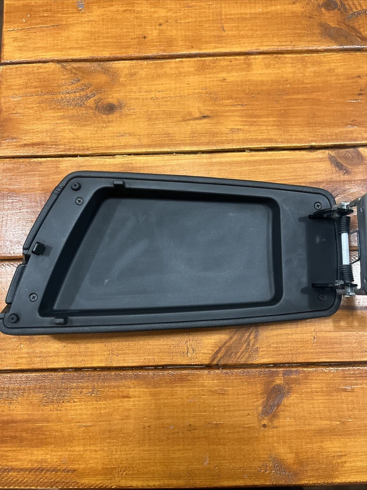 2011-2015 Kia Optima Center Console Lid Armrest BLACK Arm Rest OEM Original - Image 3 of 4