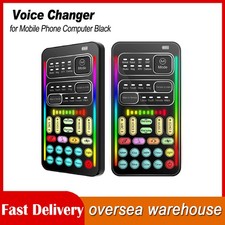 Voice Changer ABS Handheld Portable Sound Disguiser with 8 Sound Effects K7