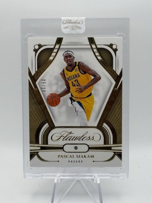 2023-24 Panini Flawless Pascal Siakam DIAMOND #19 Gold /10 Factory Sealed Pacers