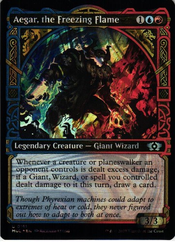 Aegar, the Freezing Flame (Halo Foil) 161 MOM: Multiverse Legends MTG LP