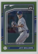 2024 Donruss Optic Rated Prospects Lime Green Prizm /149 Jett Williams #158 00ht