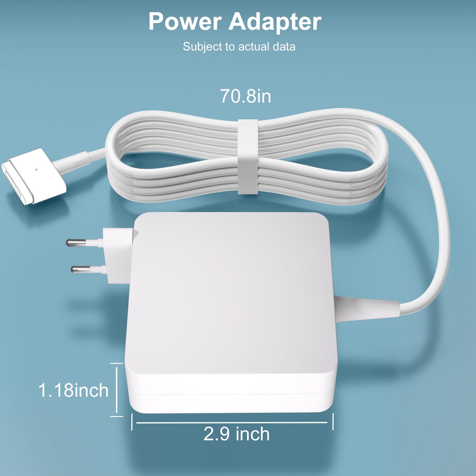 CARICABATTERIE MACBOOK PRO ALIMENTATORE 60W T TIP RICAMBIO ORIGINALE EFFICACE foto 6