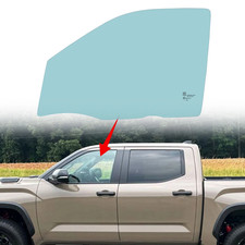 Left Side Front Door Window Glass For 2022-2025 Toyota Tundra 2023-2025 Sequoia