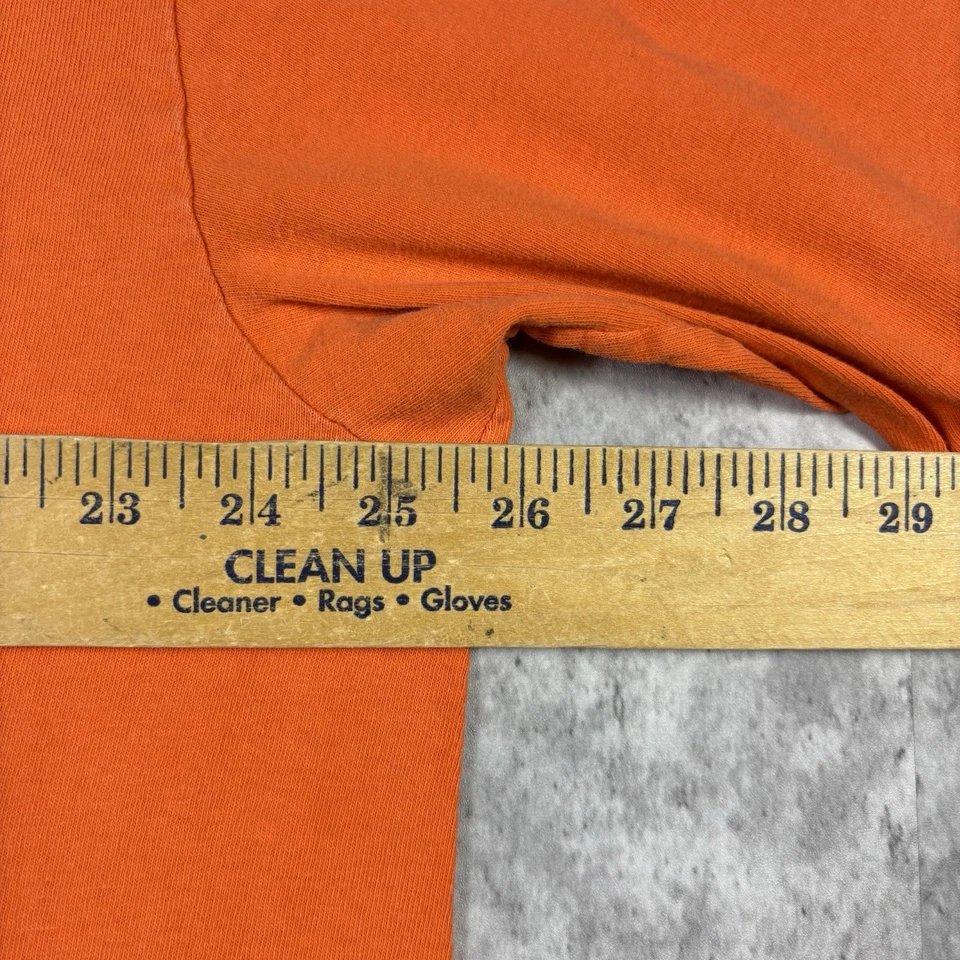 Vintage Nautica T Shirt Long Sleeve Orange size 2XL 90s Usa - Imagem 4 de 4