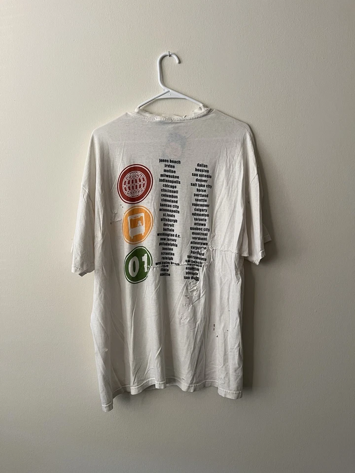 2001 Trash Blink 182 “Take off Your Pants and Jacket” Concert T-shirt - Image 2 of 4