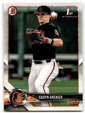 2018 Bowman Draft #BD-134 Cadyn Grenier