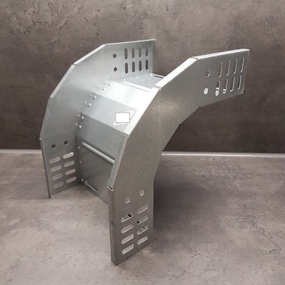 Fallstück 90° für Kabelrinne 2000x200x60 Kabeltrasse Metalkanal Kabelbahn KOPOS