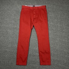 J. Crew 250 Skinny-Fit Stretch Chino Pant Men's 31x30 Dark Red NWT MSRP 79.50