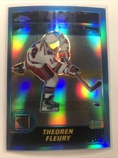 Theorem Fleury 2001-02 Topps Chrome #37 REFRACTOR SP NICE CLEAN!! Rangers RARE