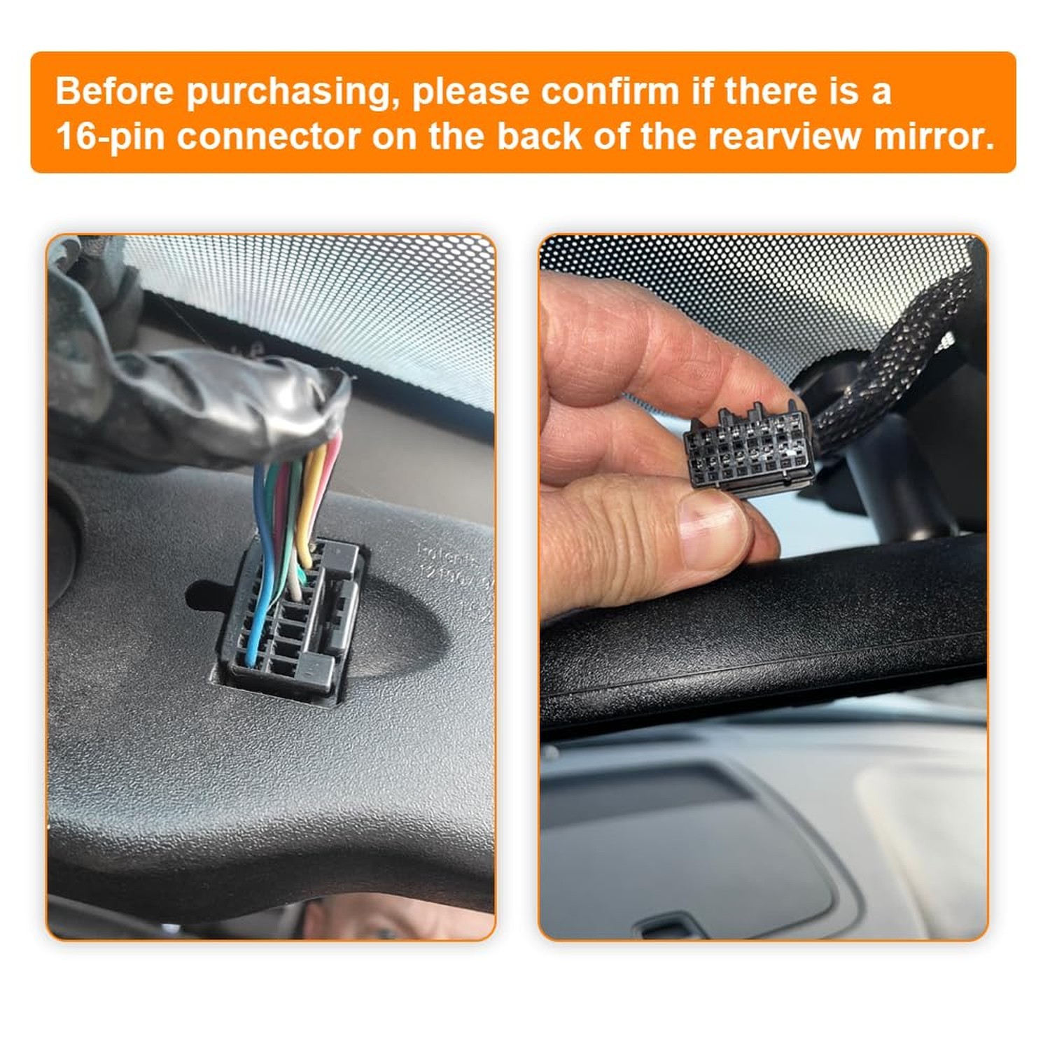 Dash Camera Power Adapter (16-Pin) for Buick, Cadillac, Chervolet, GMC with A...