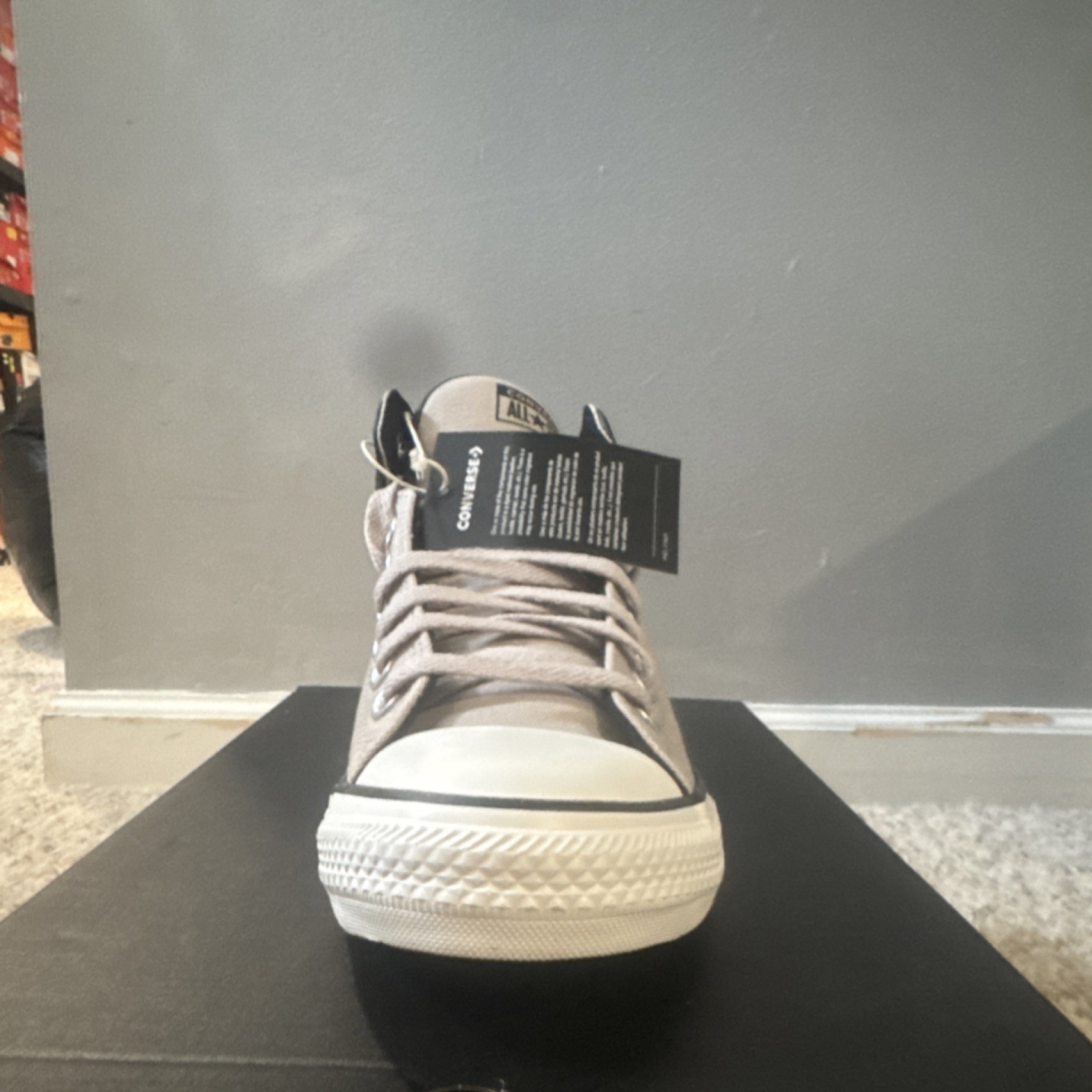 Converse CTAS High Street Mid Papyrus Black Vintage White A14294C - Mens 9 thumbnail 8