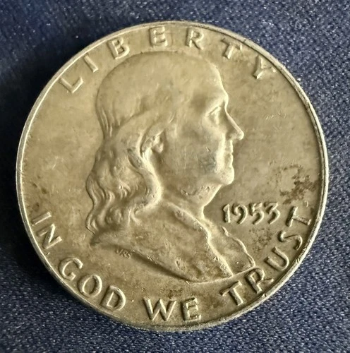 1953 Ben Franklin Half Dollar