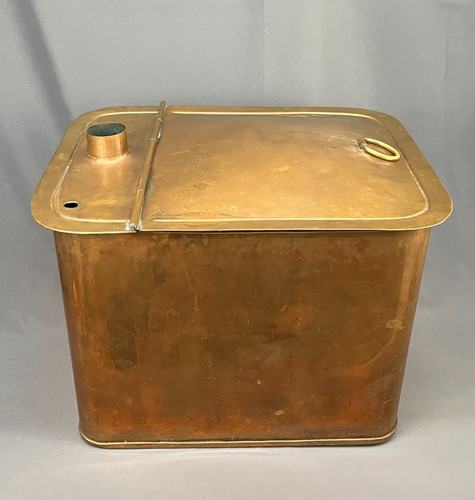 PJ O'Connell Copper Prohibition-Era 22" Moonshine Whiskey Still Boiler c. 1920s