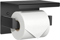 Auxmir Toilettenpapierhalter Ohne Bohren, Klopapierhalter Mit Ablage