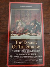 THE TAMING OF THE SHREW (1967) VHS: ELIZABETH TAYLOR & RICHARD BURTON Sealed 