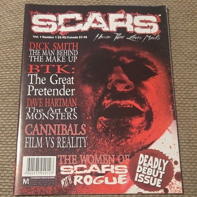 Scars Magazine October 2007 Vol 1 Issue 1 Horror Debut Monsters Makeup