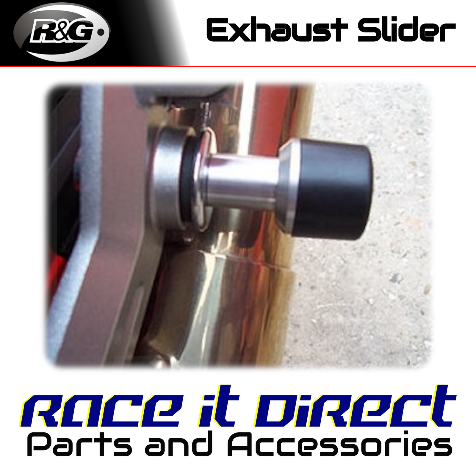 R&G - ES0001BK - Exhaust Sliders