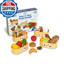 Learning Resources New Sprouts Pick 'n' Sort Food Groups Pretend Play