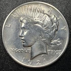 1921 Peace Silver Dollar $1 VF Very Fine Details Cleaned Key Date