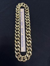 Big Chunky Necklace Fake Gold Plastic Chain Hip Hop Rapper Performance Costume
