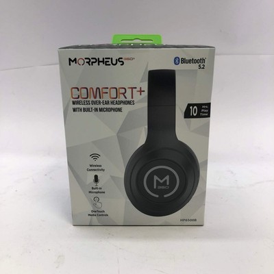 New Morpheus 360 Comfort Plus Wireless Over-Ear Bluetooth Headphones Black